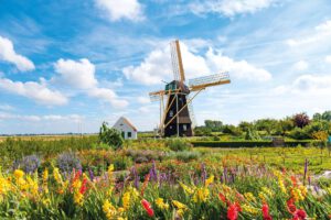 Windmühle in Aagtekerke - Kreuzfahrt: Zeeland & Flandern