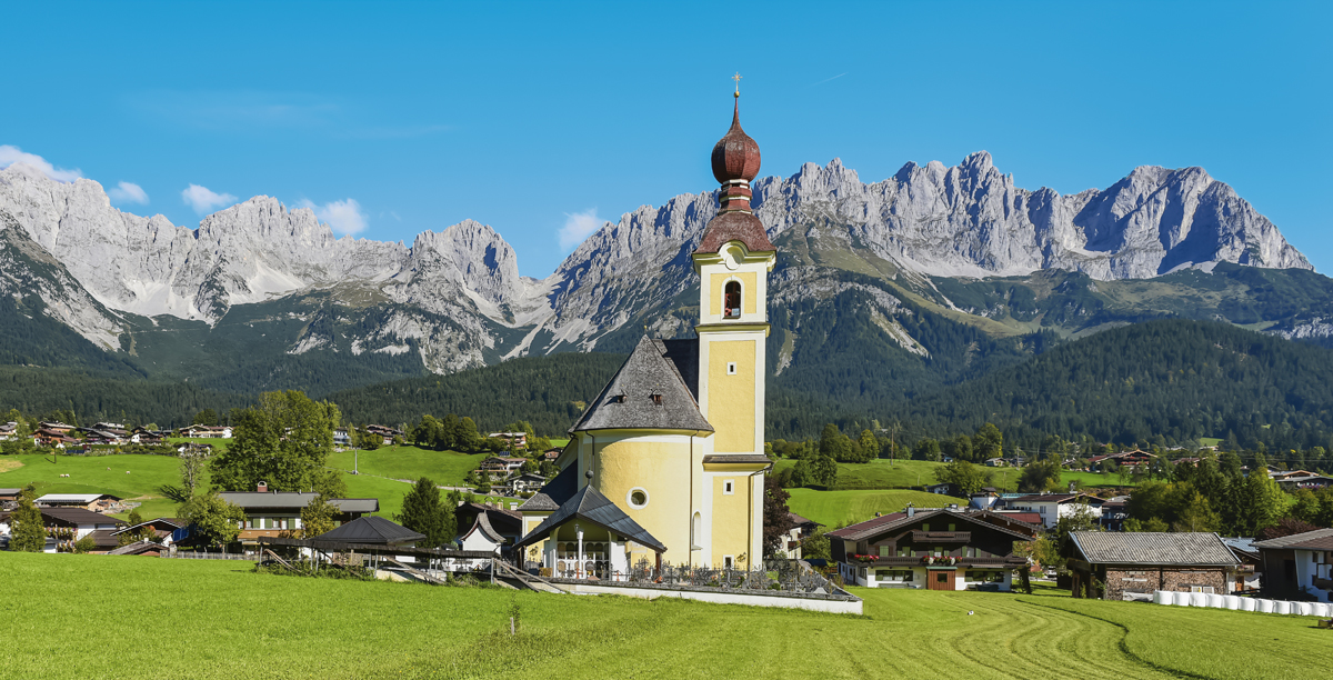 Panorama am Wilden Kaiser in Tirol - Going