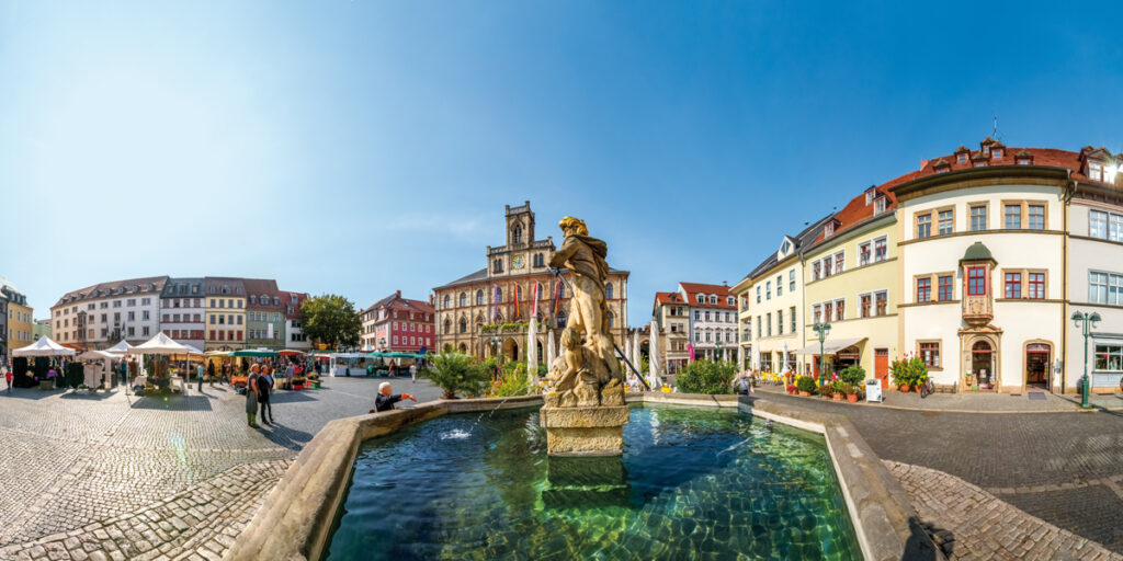 Thüringer Wald-Weimar - Marktplatz, Rathaus
