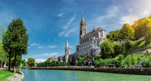 Basilika Notre Dame in Lourdes Frankreich