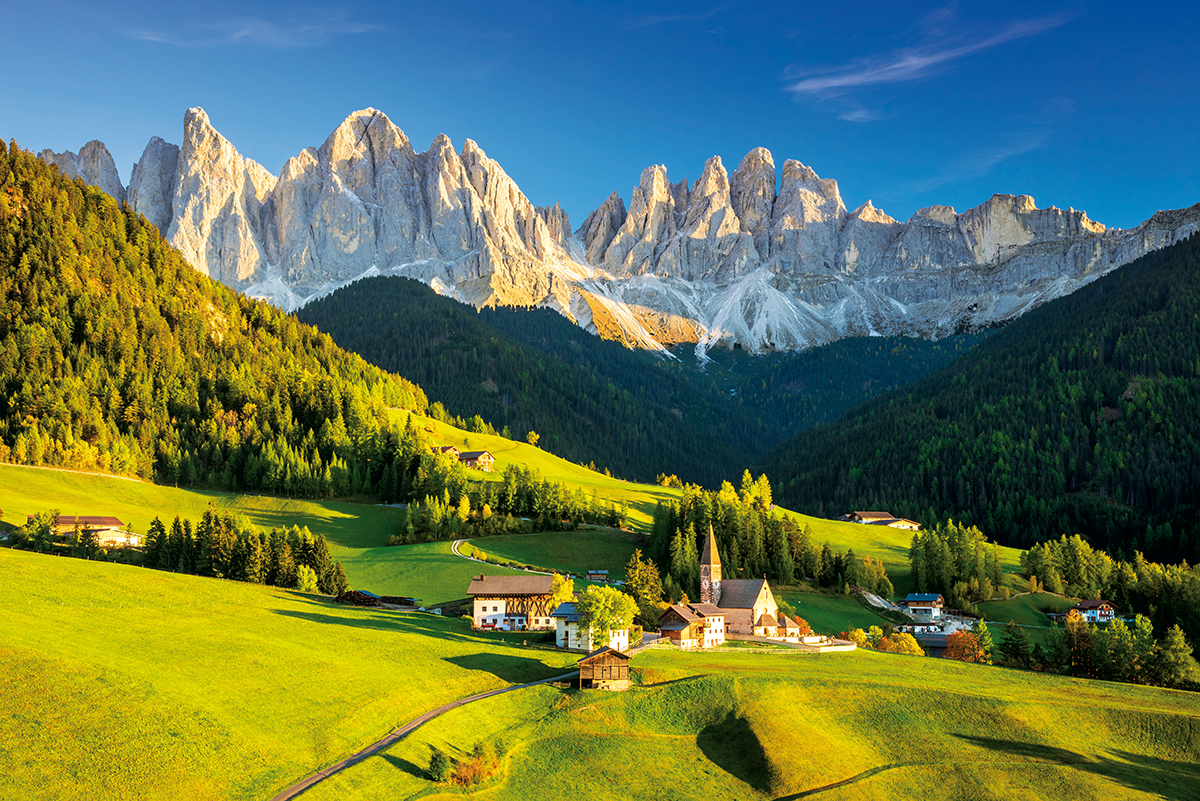 Val di Funes, Italien - St. Magdalena, Dolomiten